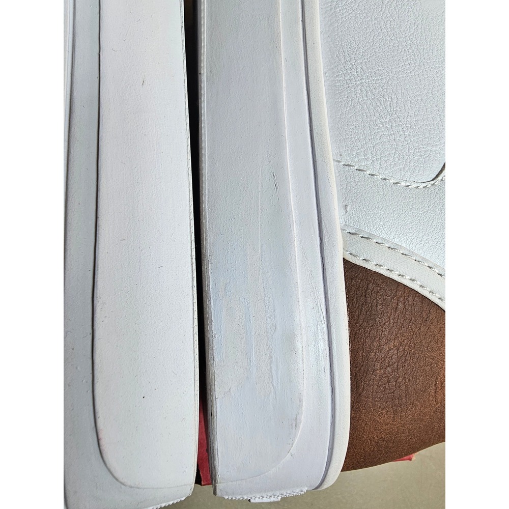 Levis Jeffrey 501 Tumbled UL Mens White Tan Sneakers Shoes 10.5 519495-71X1 - Picture 7 of 12